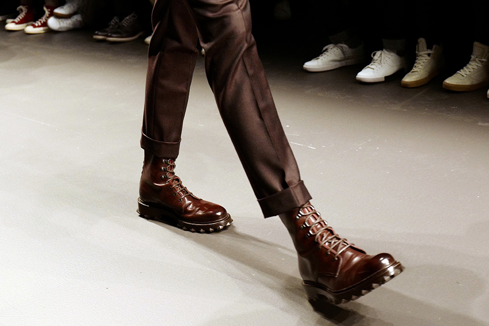 Details from the Salvatore Ferragamo autumn/winter 2017 runway (Photo by Calvin Wang)